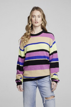 Load image into Gallery viewer, Foxy Lady Stripe Frankie Pullover
