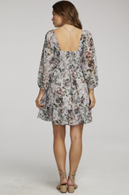 Load image into Gallery viewer, Dark Floral Lane Mini Dress
