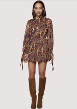 Load image into Gallery viewer, Burgundy Wild Bergamot Mini Dress