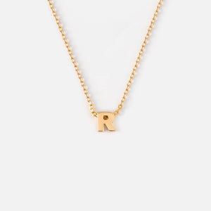 Gold Plated Initial Necklace