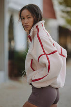 Load image into Gallery viewer, Mountain High Half Zip in Ballet Slipper Combo