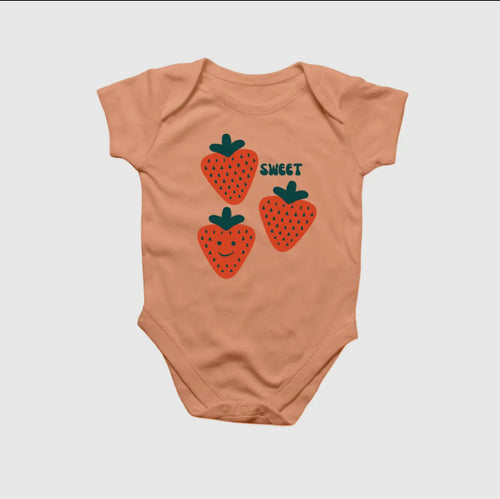 Sweet Strawberries Baby Onesie