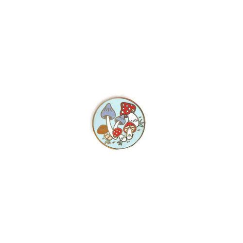 Mushrooms Enamel Pin