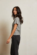 Load image into Gallery viewer, Hendrix T Shirt by perfectwhitetee in ivory/black stripe