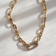 Load image into Gallery viewer, Pave Link Chunky Chain