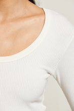 Load image into Gallery viewer, Josie ribbed longsleeve by perfectwhitetee in Sugar