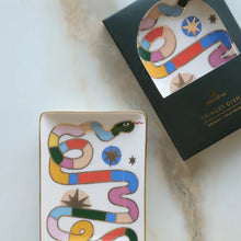 Load image into Gallery viewer, Rainbow Snake Porcelain Trinket Dish