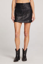 Load image into Gallery viewer, Asteria Black Star Mini Skirt