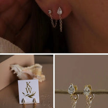 Load image into Gallery viewer, Eloise Chain Wrap Earrings