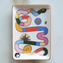 Load image into Gallery viewer, Rainbow Snake Porcelain Trinket Dish