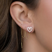 Load image into Gallery viewer, Heartstring Threader Earrings