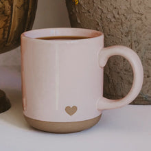 Load image into Gallery viewer, Blush Pink Heart Coffee Mug