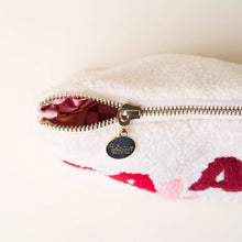 Load image into Gallery viewer, Fa-la-la teddy pouch