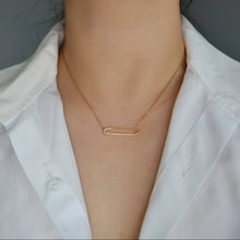 Load image into Gallery viewer, Safety Pin Necklace