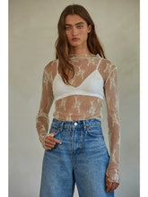 Load image into Gallery viewer, Aubrey Lace Top in Ivory