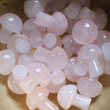 Load image into Gallery viewer, Rose Quartz Mini Mushroom