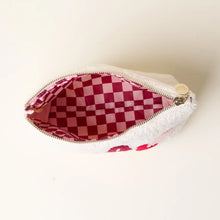 Load image into Gallery viewer, Fa-la-la teddy pouch