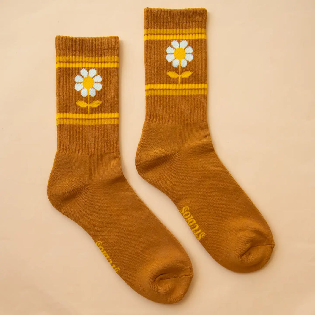 Retro Flower Socks