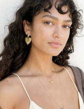 Load image into Gallery viewer, Heart of Gold Earrings