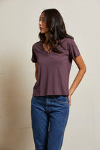 Load image into Gallery viewer, Hendrix T Shirt by perfectwhitetee in Plum