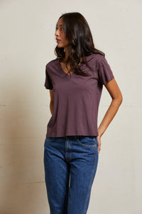Hendrix T Shirt by perfectwhitetee in Plum