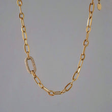 Load image into Gallery viewer, Pave Link Chunky Chain