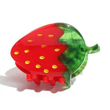 Load image into Gallery viewer, Mini Strawberry Claw Clip