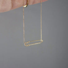 Load image into Gallery viewer, Safety Pin Necklace