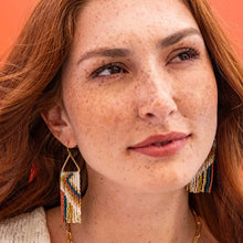 Load image into Gallery viewer, Paige Fringe Earrings in Desert