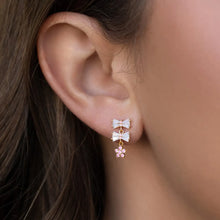 Load image into Gallery viewer, Blushing Bows Earrings