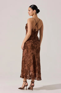 Gaia Dress in Burnout Floral