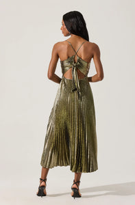 Blythe Dress in Metallic