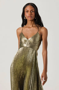 Blythe Dress in Metallic