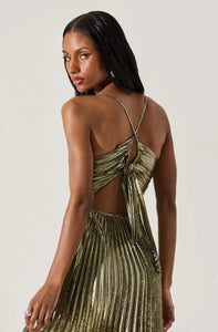 Blythe Dress in Metallic