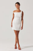 Load image into Gallery viewer, Lora Off-Shoulder Mini Dress