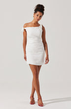 Load image into Gallery viewer, Lora Off-Shoulder Mini Dress