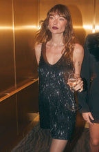 Load image into Gallery viewer, Emani Sequin Mini Dress