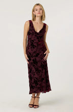 Load image into Gallery viewer, Floris Burnout Floral Maxi Dress