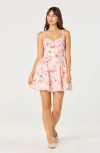 Load image into Gallery viewer, Birdie Floral Eyelet Sweetheart Mini Dress