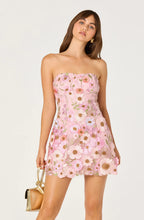 Load image into Gallery viewer, Julisa Embroidered Floral Strapless Mini Dress