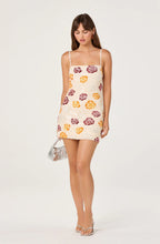Load image into Gallery viewer, Abelia Sequined Floral Mini Dress