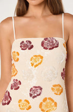 Load image into Gallery viewer, Abelia Sequined Floral Mini Dress