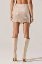 Load image into Gallery viewer, Darby Sequin Mini Skirt