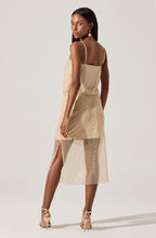 Load image into Gallery viewer, Messina Pearl Embellished Midi Skirt