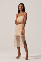Load image into Gallery viewer, Messina Pearl Embellished Midi Skirt