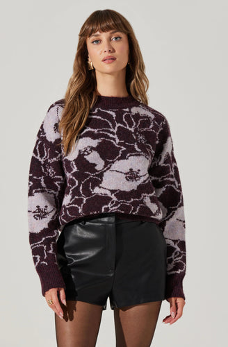 Saira Floral Sweater