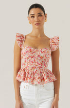 Load image into Gallery viewer, Baylin Top in Pink Floral