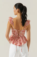 Load image into Gallery viewer, Baylin Top in Pink Floral