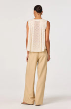 Load image into Gallery viewer, Alisa Embroidered Eyelet High-Low Top