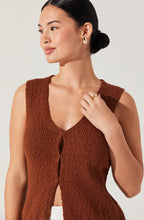 Load image into Gallery viewer, Taimi Crochet Sweater Vest